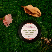 Rose and Honey Facial Scrub